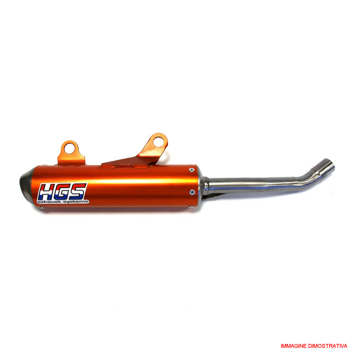 Silenziatore HGS per motori 2 tempi per GAS GAS EC 250 2T 2021-2022