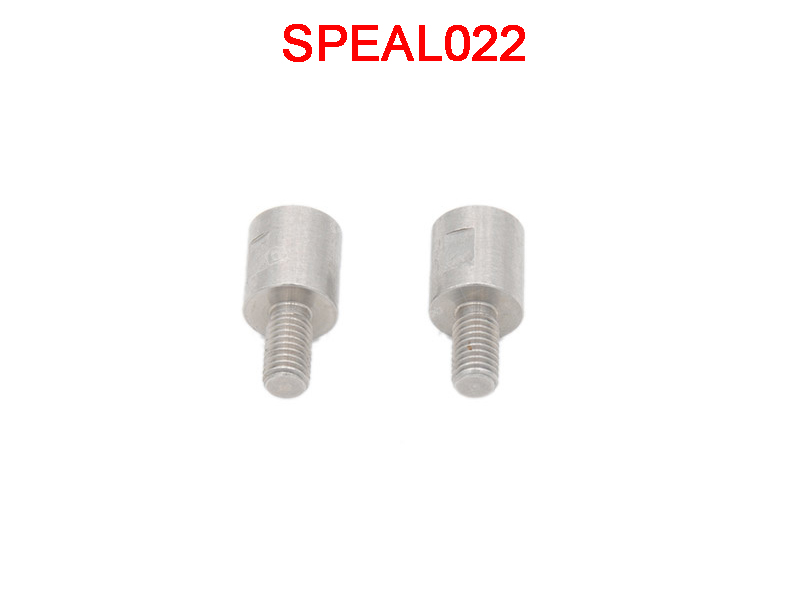 Coppia Adattatori Specchio Argento con filetto Lightech