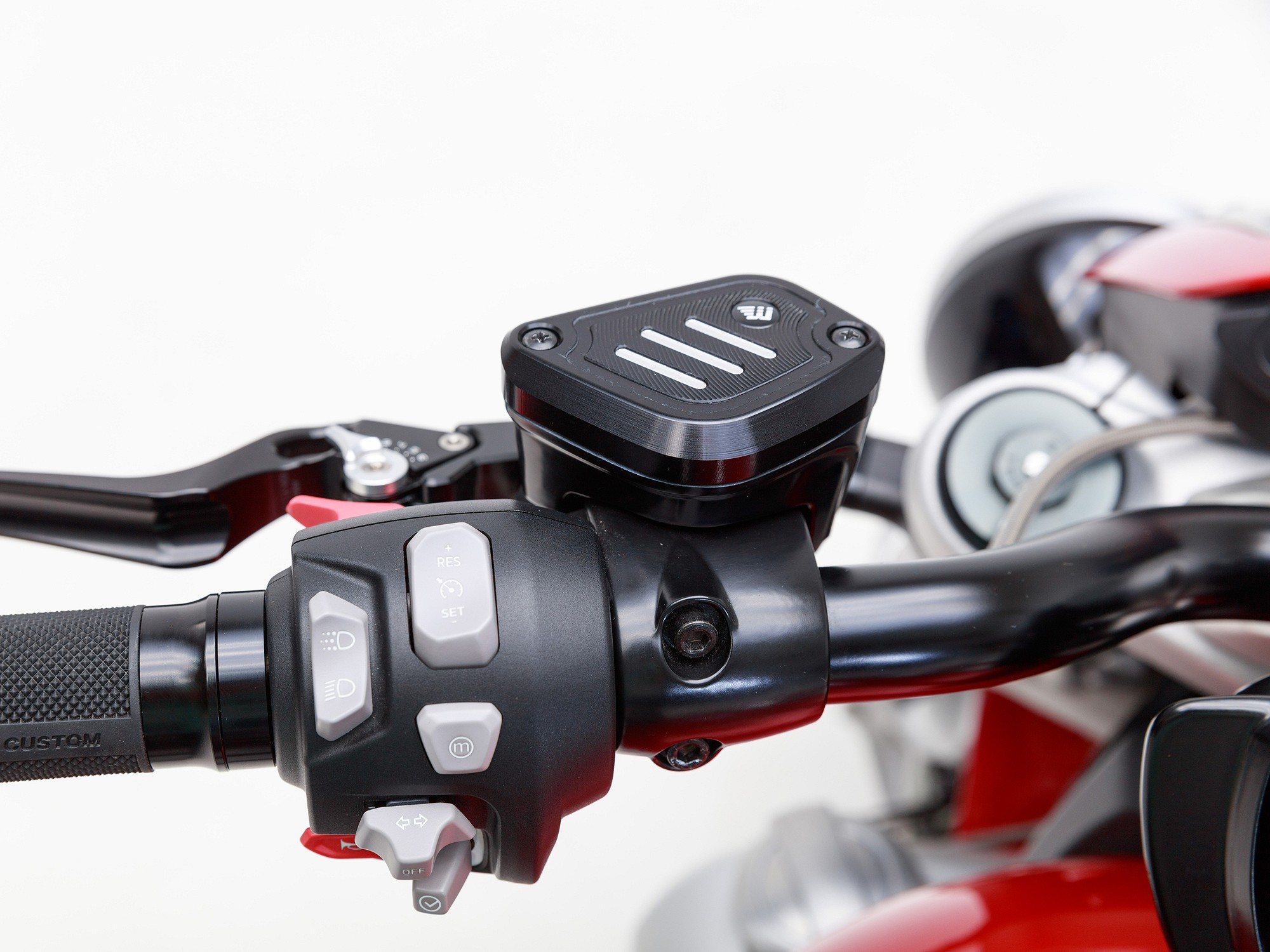 Set tappi serbatoi olio pompe freno e frizione Wunderkind Custom per TRIUMPH ROCKET III GT/R 2019-2024