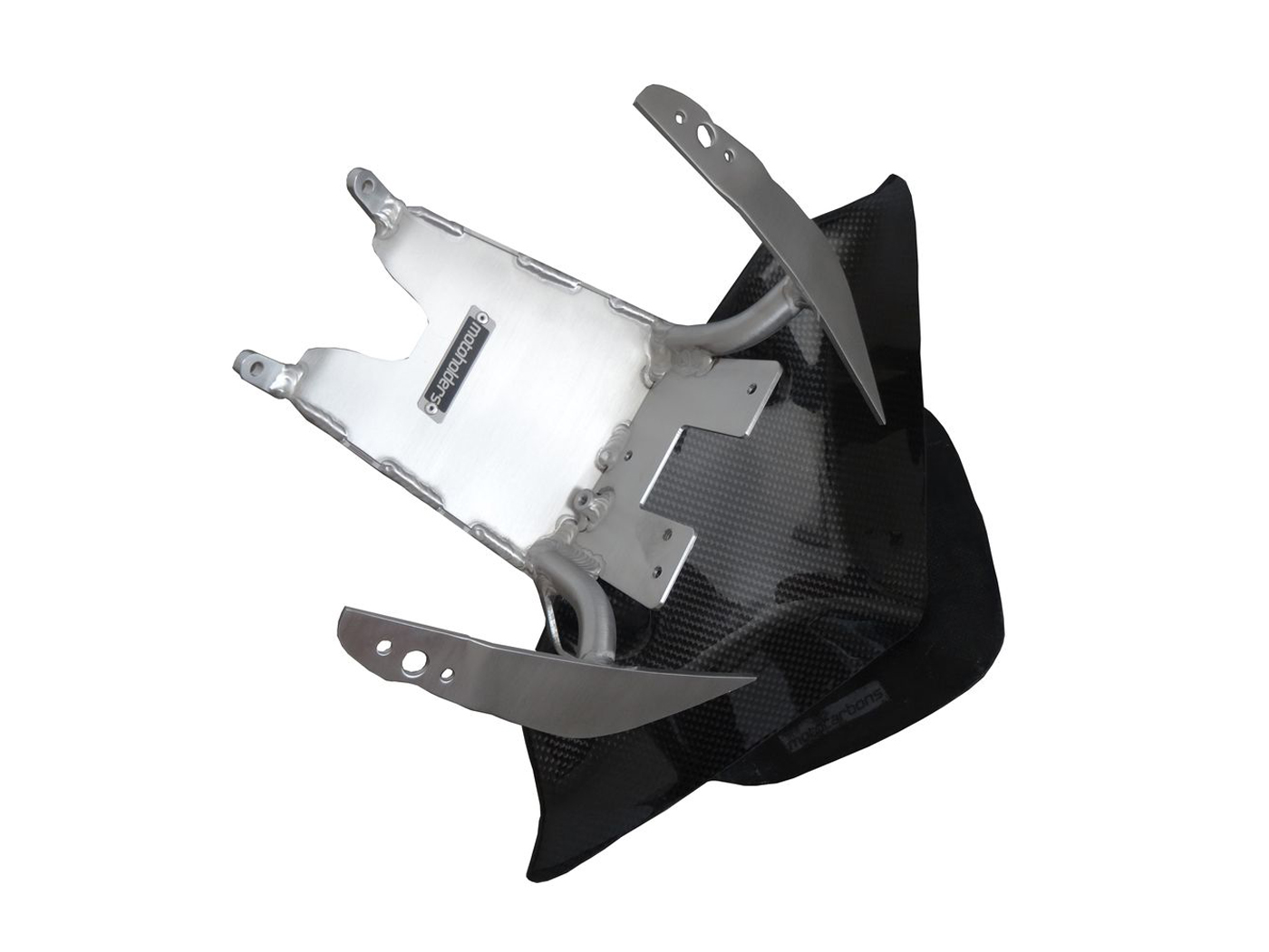 Telaietto anteriore racing chiuso Motoholders con presa aria carbonio per DUCATI PANIGALE V4 2018-2024