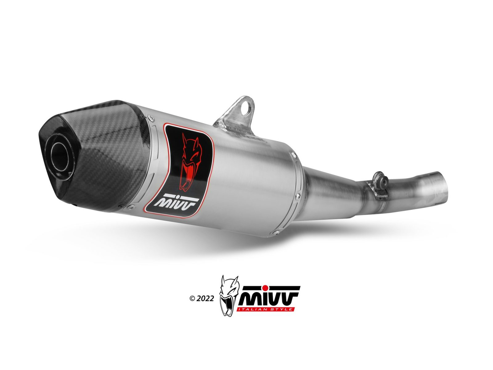 Silenziatore Omologato ECE se provvisto di catalizzatore Mivv STR1 Titanio per HUSQVARNA 701 ENDURO / SUPERMOTO 2021-2024