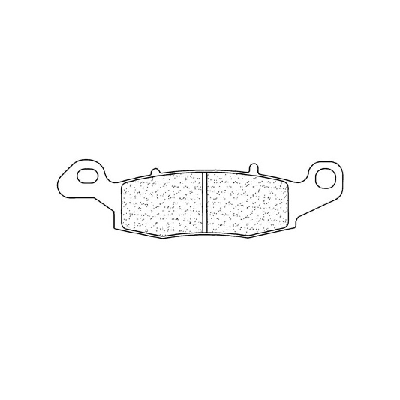 Set pastiglie freno anteriori CL-Brakes serie C60 per SUZUKI DR 800 BIG 1996-1997