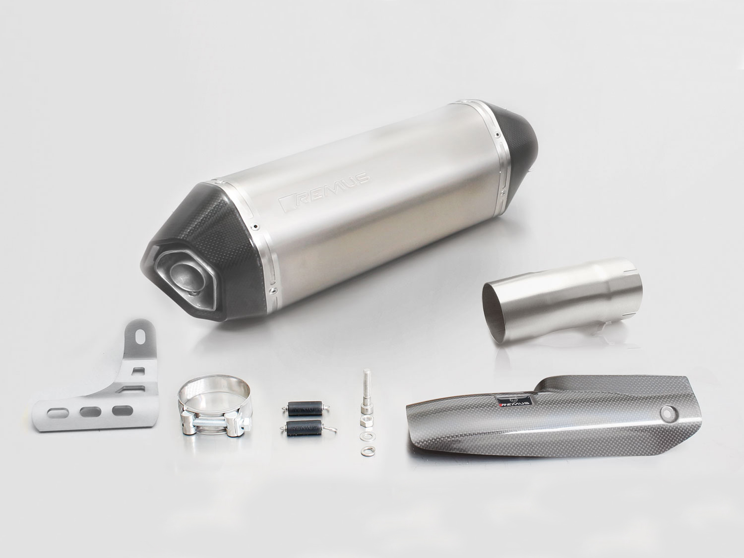Silenziatore Remus Hexacone titanio omologato per BMW R 1200 R/RS 2015-2016