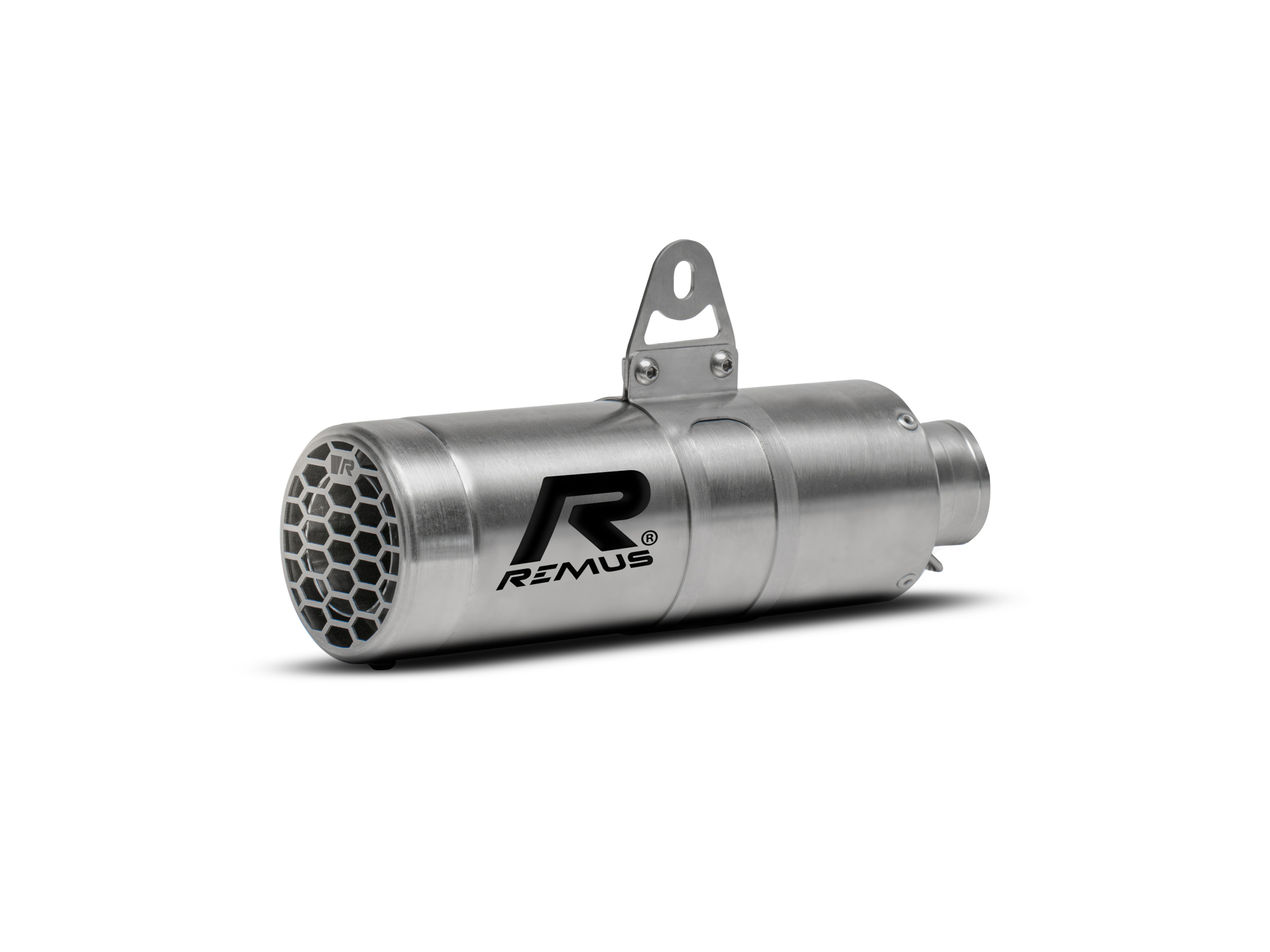 Silenziatore Remus Mesh acciaio spazzolato omologato per KTM 390 ADVENTURE 2021-2023