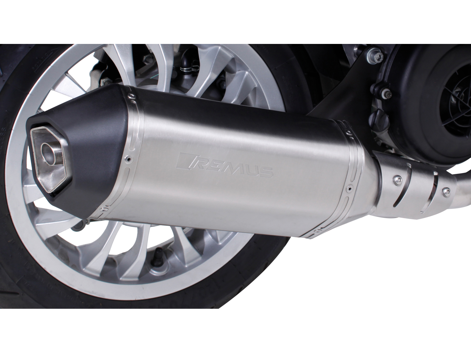 Scarico completo omologato Remus SportExhaust acciaio per VESPA PRIMAVERA 125 2016-2020