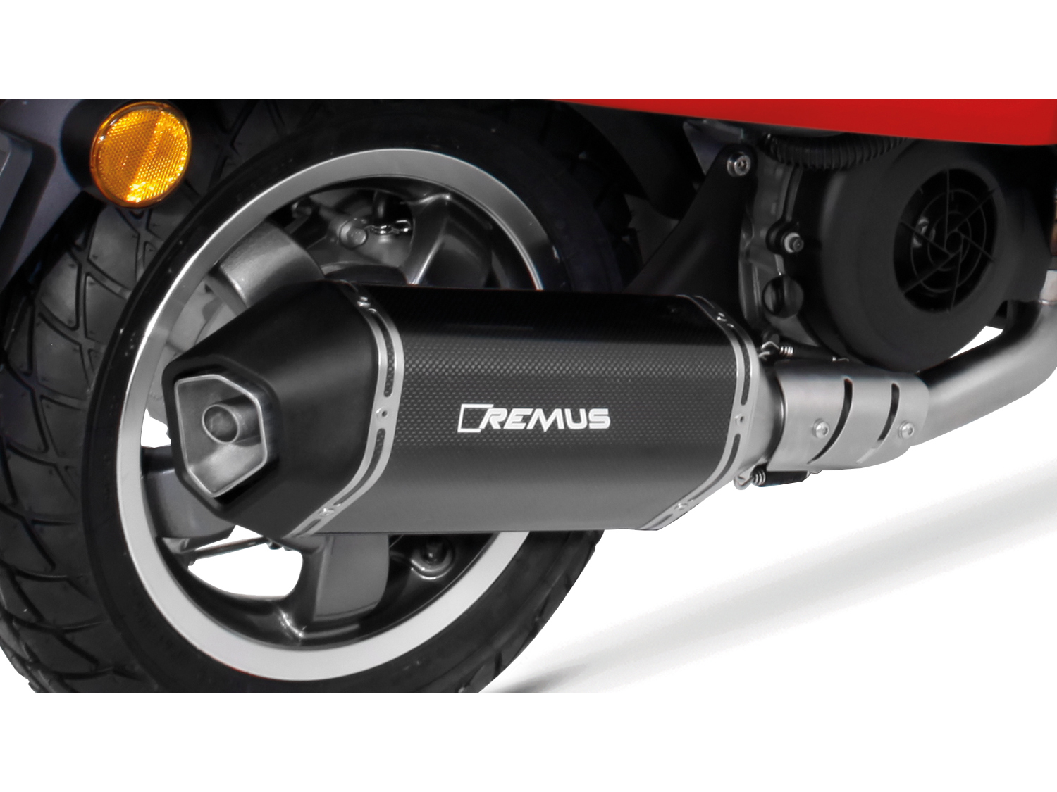 Scarico completo omologato Remus SportExhaust carbonio per VESPA SPRINT 125 2016-2020