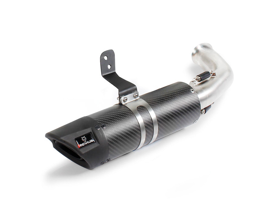 Silenziatore Remus Sport Flow omologato in carbonio per HUSQVARNA SVARTPILEN 401 2017-2019