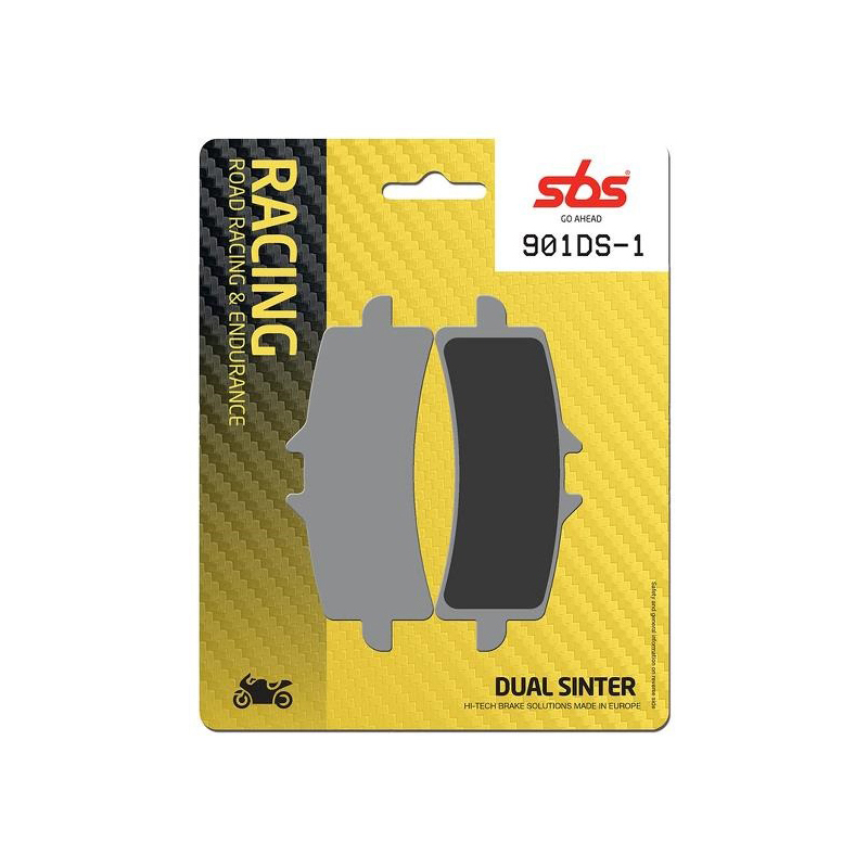 Set pastiglie freno anteriori SBS serie DS1 per TRIUMPH TIGER 1200 2022-2023