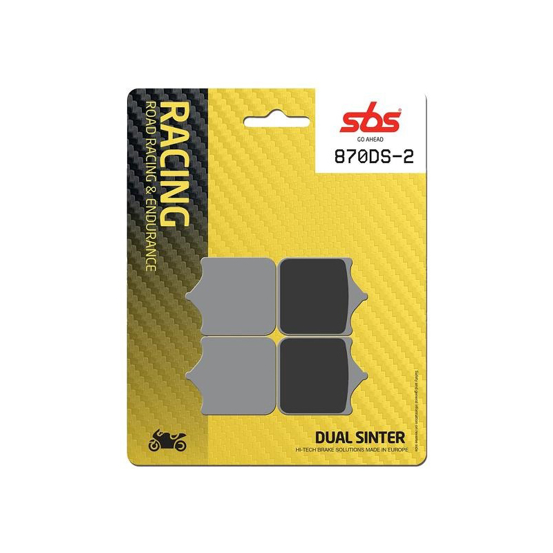 Set pastiglie freno anteriori SBS serie DS2 per BMW HP4 2012