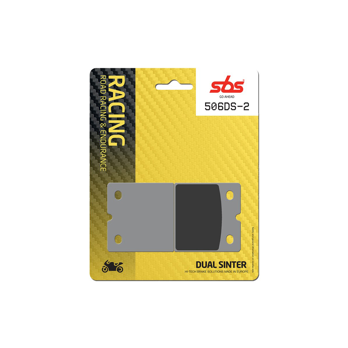 Set pastiglie freno anteriori SBS serie DS2 per BMW K 100 1983-1987
