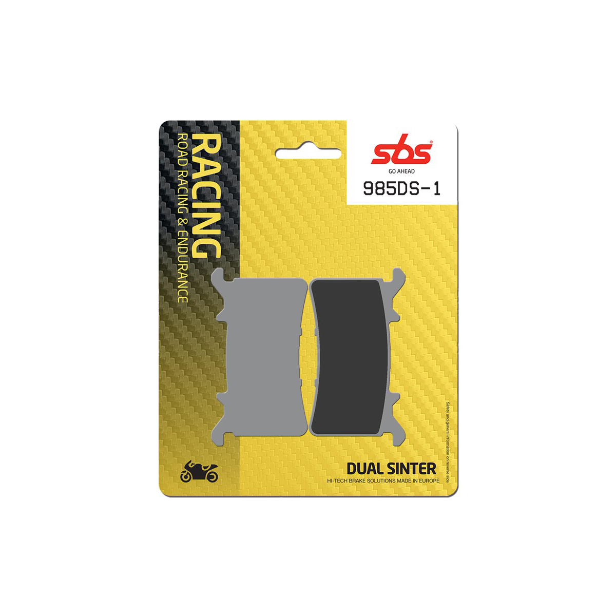 Set pastiglie freno anteriori SBS serie DS1 per BMW M 1000 XR 2024
