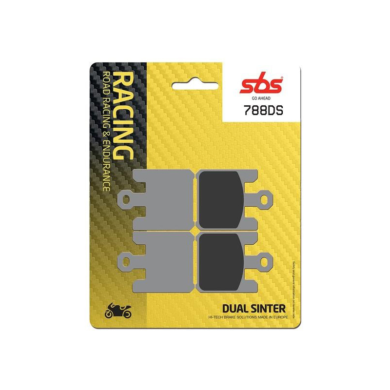 Set pastiglie freno anteriori SBS serie DS1 per DERBI MULHACEN 660 2006-2012