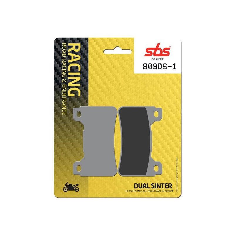 Set pastiglie freno anteriori SBS serie DS1 per HONDA CBR 600 RR 2007-2016