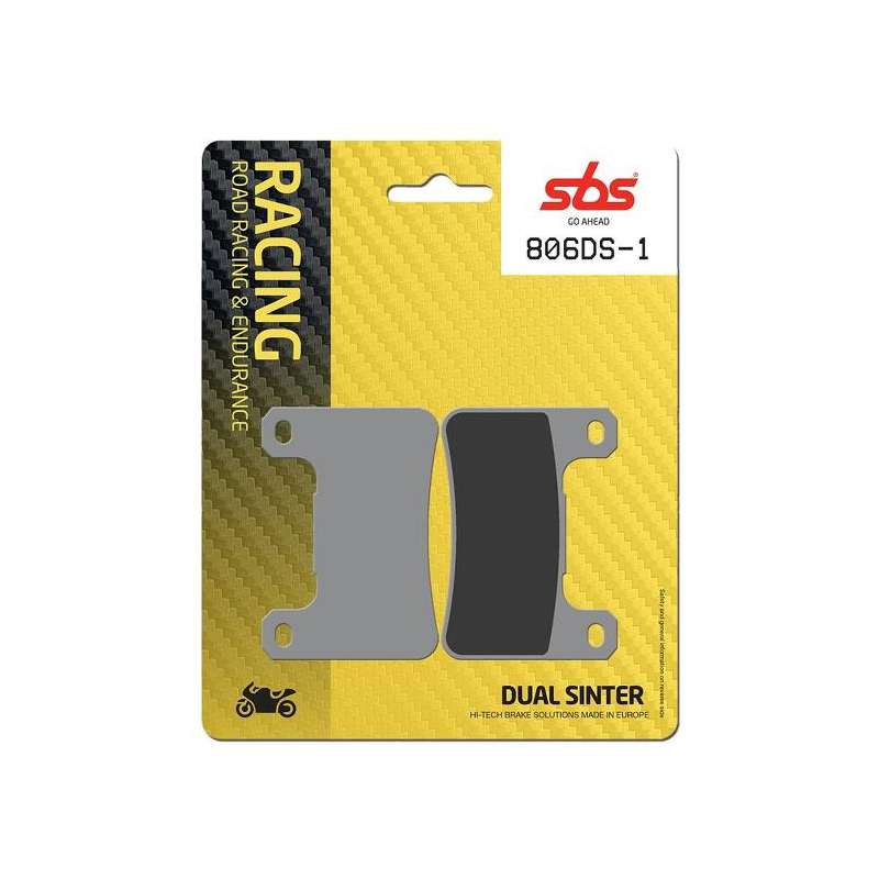 Set pastiglie freno anteriori SBS serie DS1 per KAWASAKI VERSYS 1000 2019-2024