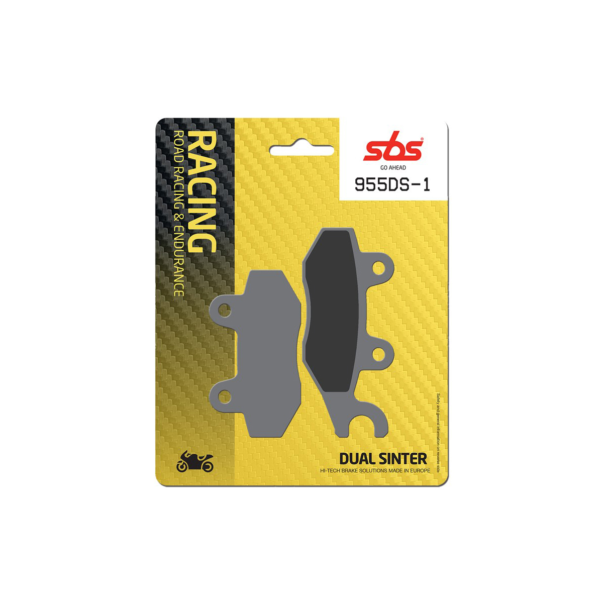 Set pastiglie freno anteriori SBS serie DS1 per KAWASAKI Z 400 2019-2020