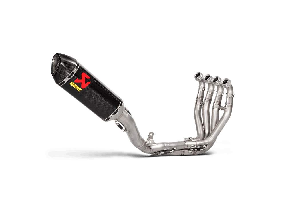 Scarico completo Akrapovic racing con silenziatore Carbonio con fondello in carbonio per KAWASAKI ZX 10 R 2016-2020