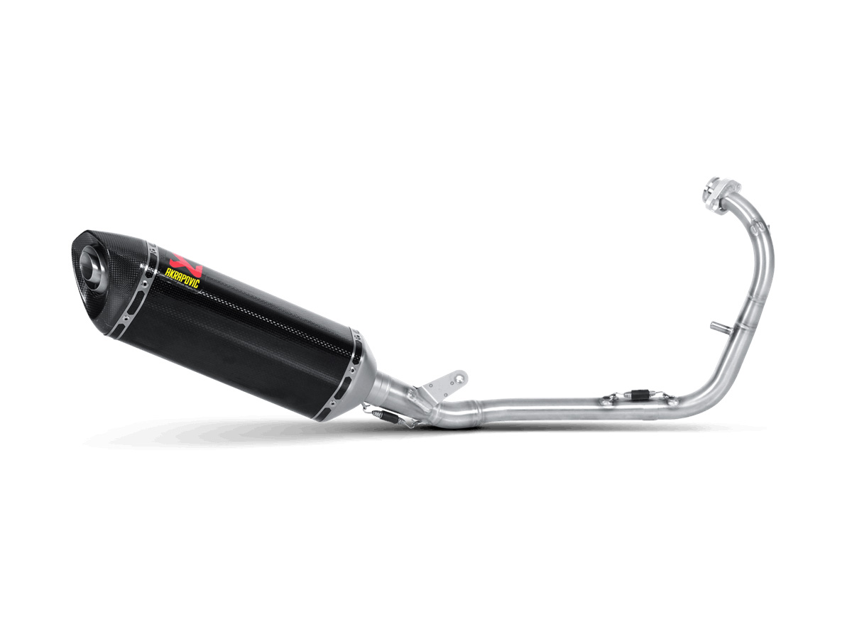 Scarico completo Akrapovic racing con silenziatore Carbonio con fondello in carbonio per YAMAHA YZF-R3 2025