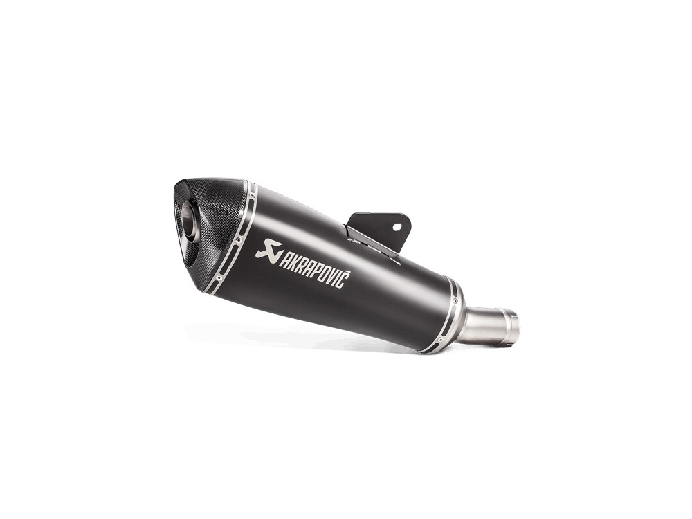Silenziatore omologato Akrapovic Titanio nero con fondello in carbonio per BMW R 1200 R 2017-2018