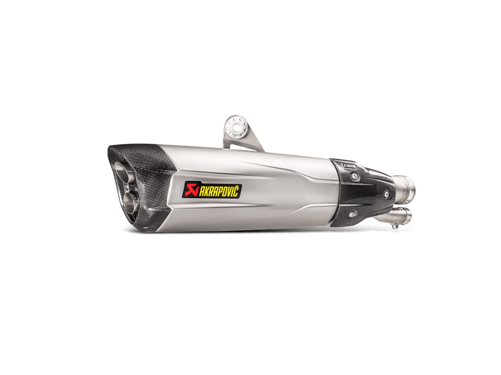 Silenziatore omologato Akrapovic Titanio con fondello in carbonio per BMW S 1000 RR 2017-2018
