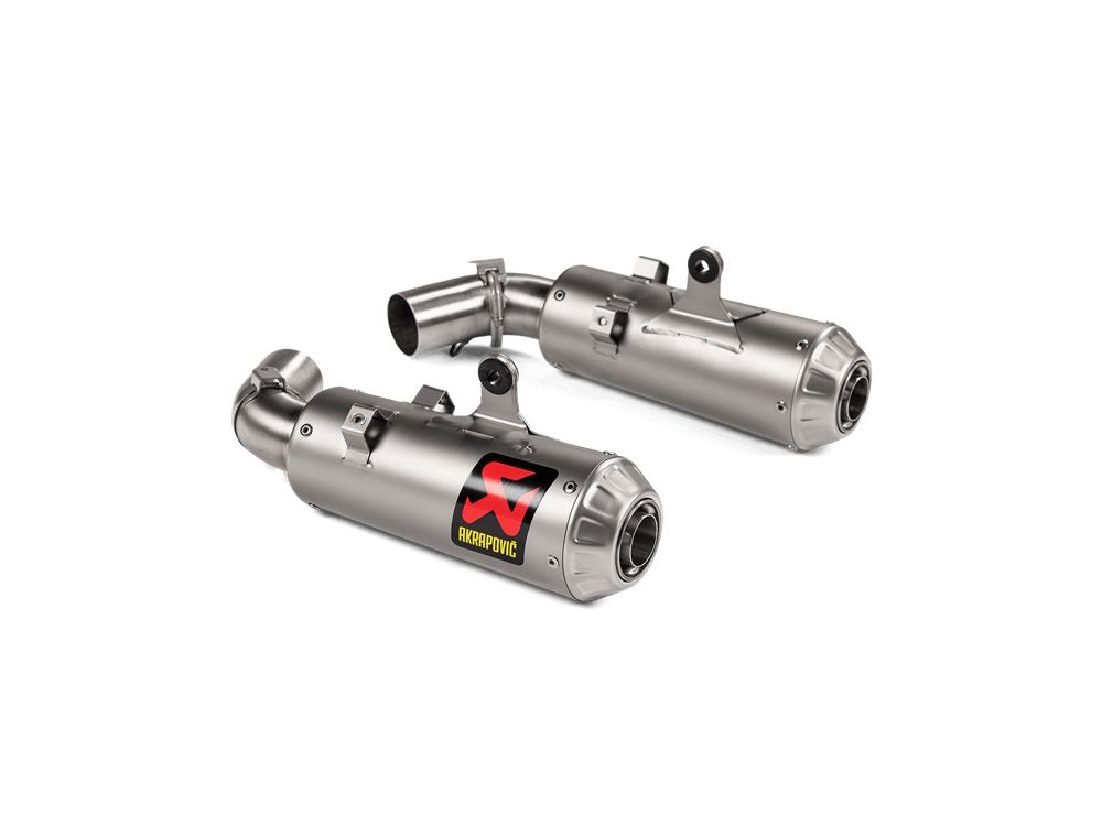 Silenziatore omologato Akrapovic Titanio per DUCATI HYPERMOTARD 950 2019-2024