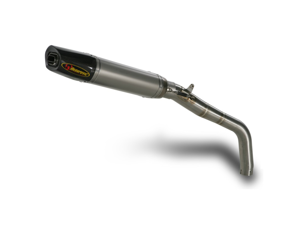 Silenziatore omologato Akrapovic Titanio con fondello in carbonio per HONDA CBR 600 RR 2007-2008