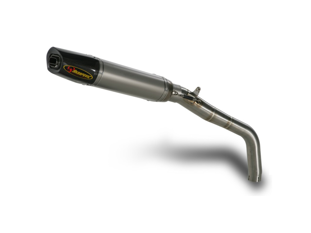 Silenziatore omologato Akrapovic Titanio con fondello in carbonio per HONDA CBR 600 RR 2009-2012