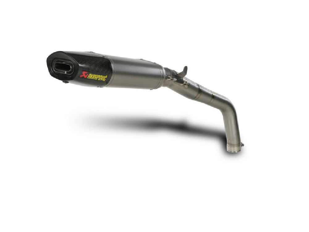 Silenziatore omologato Akrapovic Titanio con fondello in carbonio per HONDA CBR 600 RR 2013-2023