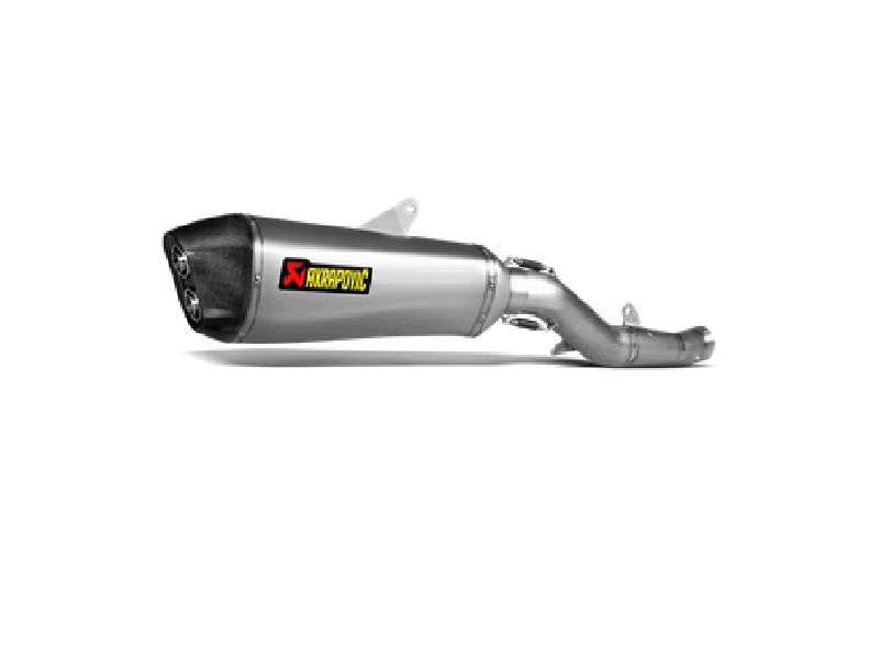 Silenziatore omologato Akrapovic Titanio con fondello in carbonio per KAWASAKI GTR 1400 2008-2017