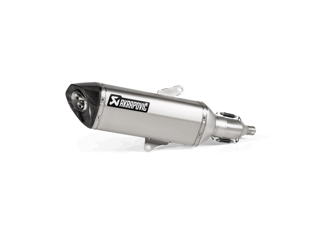 Silenziatore omologato Acciaio con fondello in carbonio linea scooter Akrapovic per HONDA FORZA 300 2018-2020