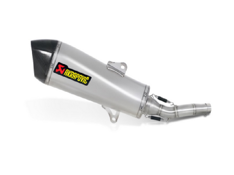 Silenziatore omologato Titanio con fondello in carbonio linea scooter Akrapovic per YAMAHA X-MAX 300 2021-2024