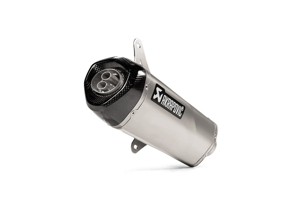 Silenziatore omologato Acciaio linea scooter Akrapovic per VESPA GTS 125/150 2009-2016