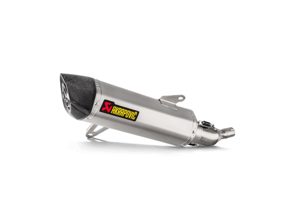 Silenziatore omologato Acciaio con fondello in carbonio linea scooter Akrapovic per YAMAHA X-MAX 250 2007-2016