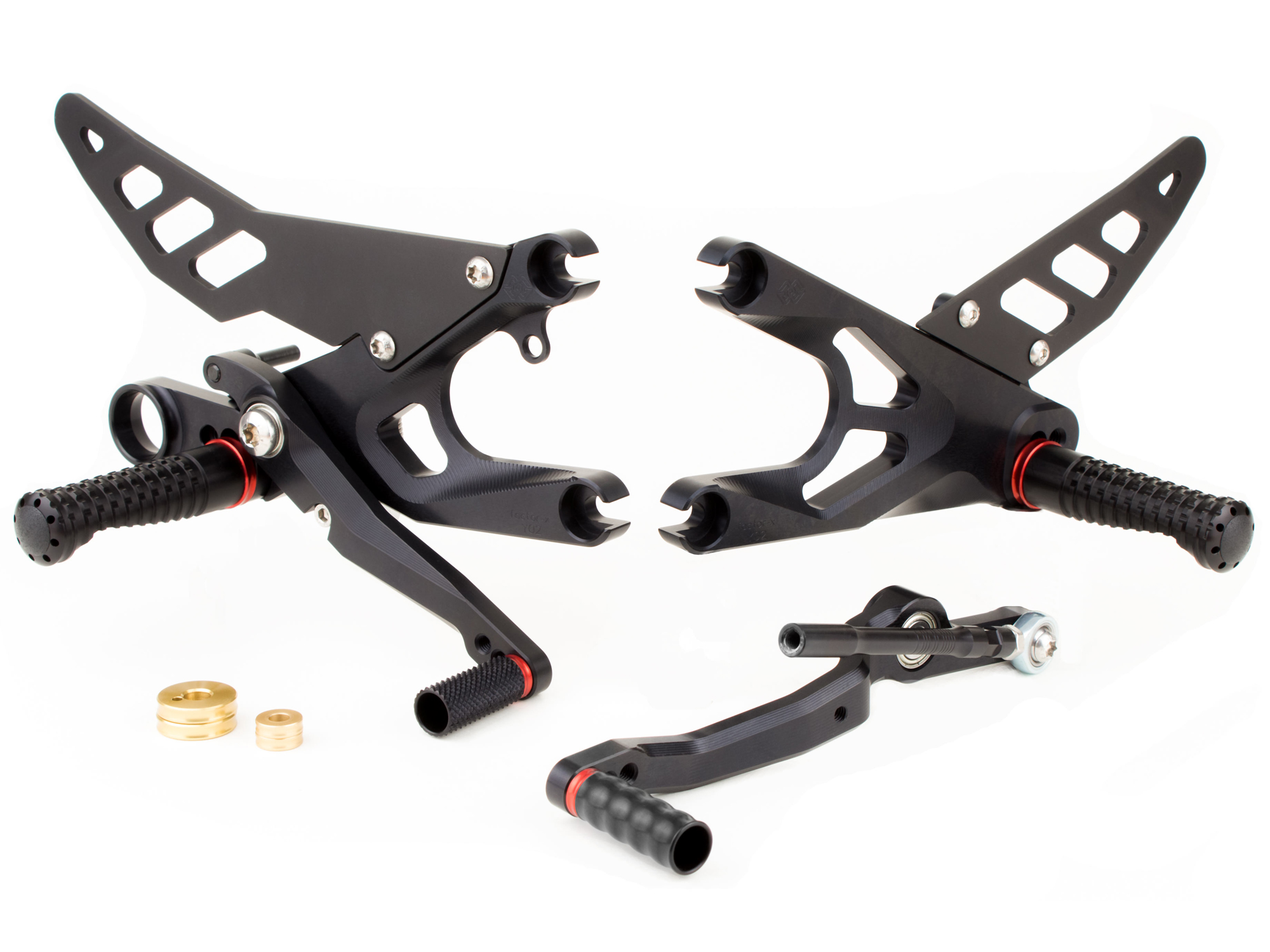 Gruppo pedane Gilles Tooling FXR per YAMAHA YZF 600 R6 2017-2020
