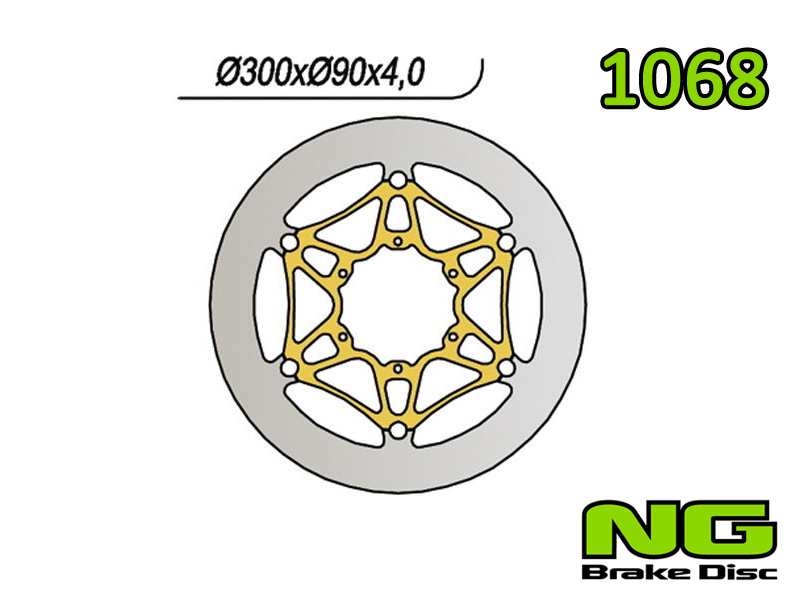 Disco freno anteriore flottante NG Brakes per APRILIA RS 50 2006-2013