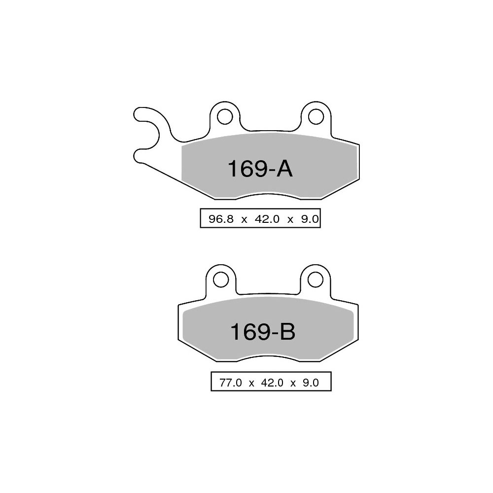 Pastiglie freno anteriori Trofeo Sinterizzate per KYMCO VITALITY 50 2T 2003-2008