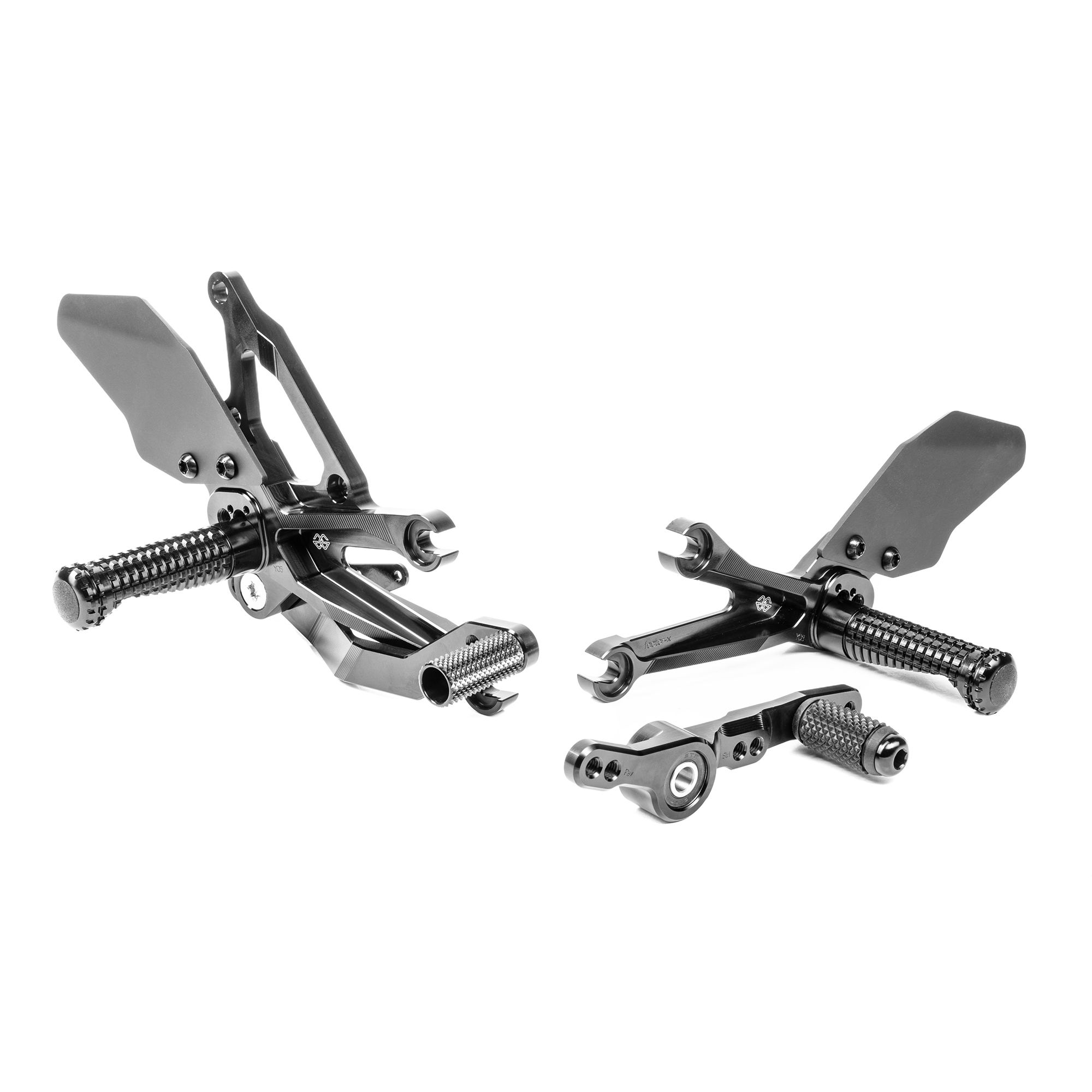 Gruppo pedane Gilles Tooling FXR per YAMAHA YZF-R7 2021-2025