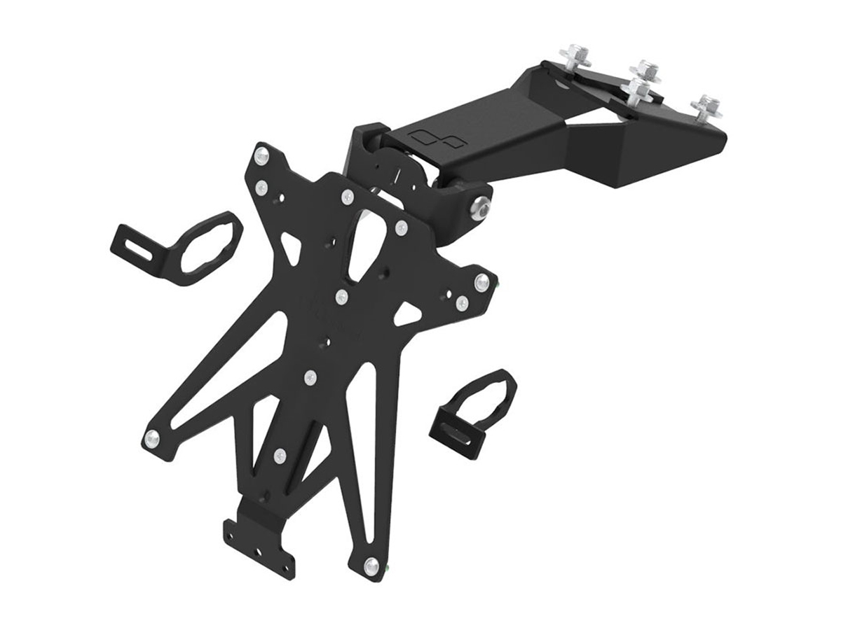Portatarga regolabile Lightech per KAWASAKI Z 650 2016-2025