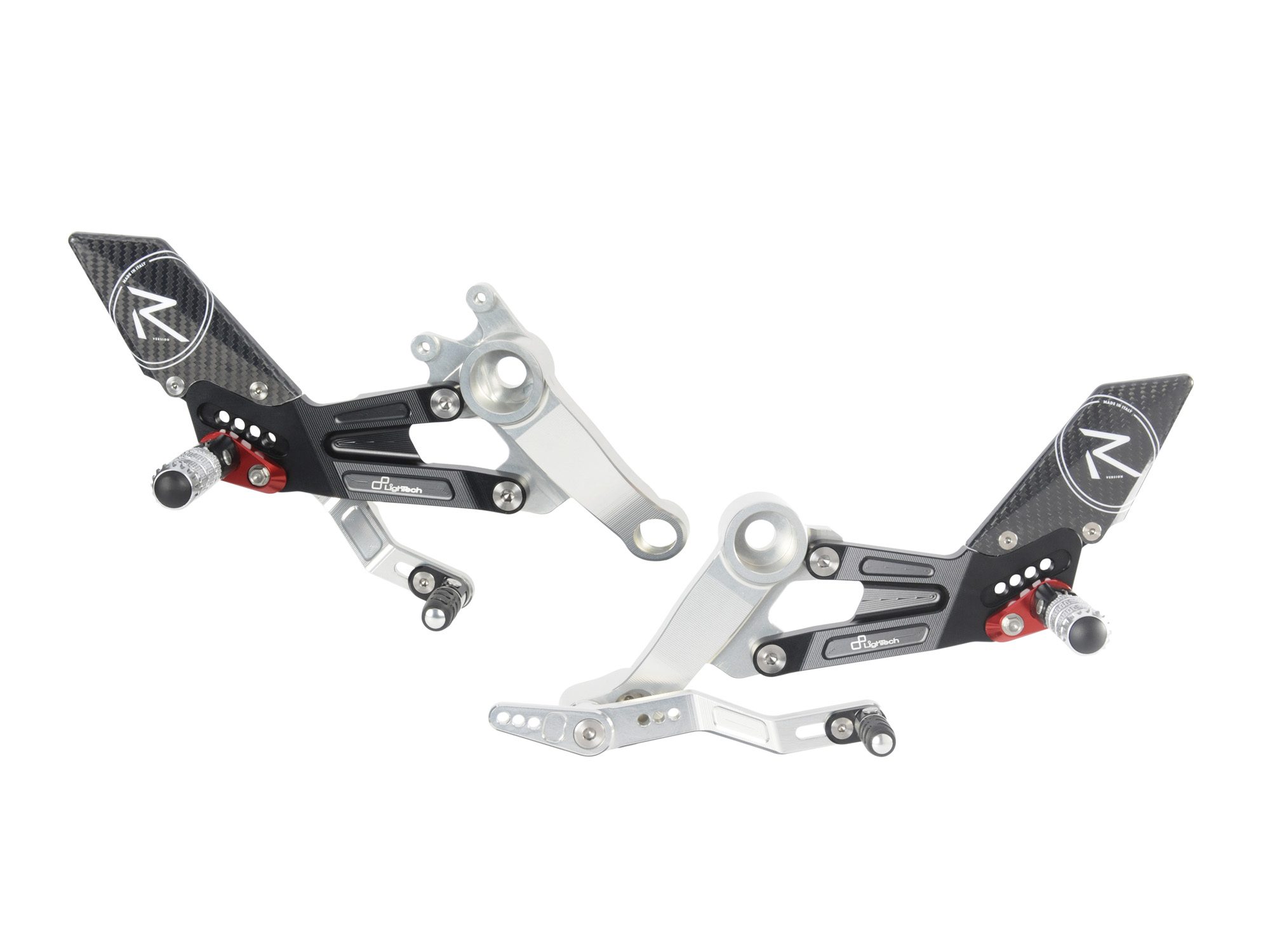 Pedane regolabili "R" Version Lightech per APRILIA RS 660 2020-2024