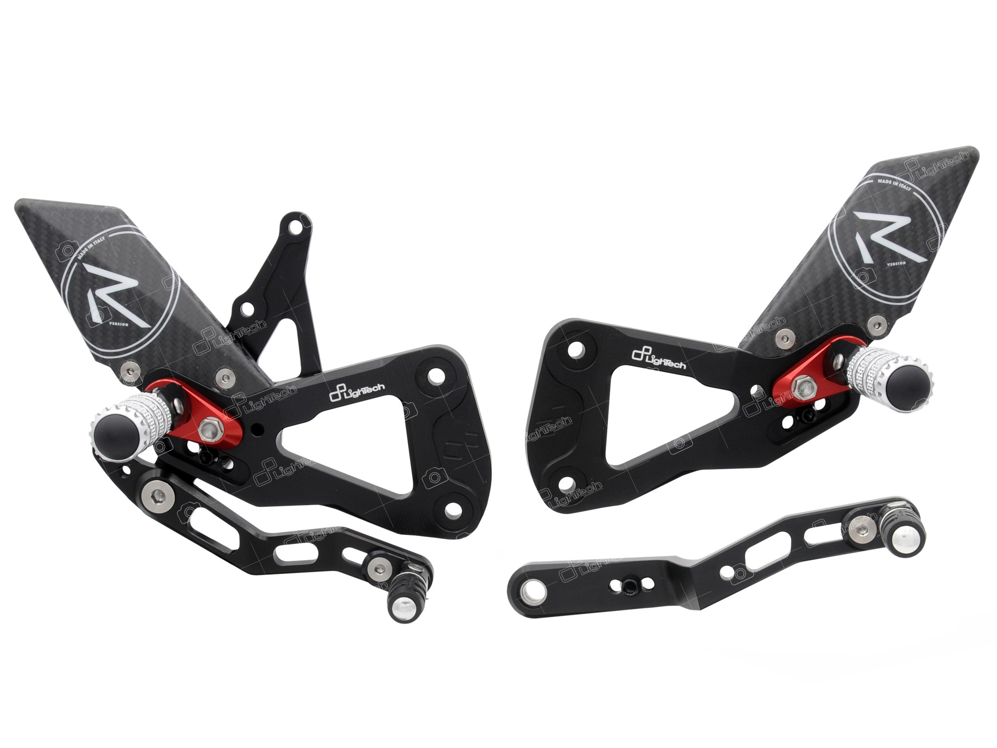Pedane regolabili "R" Version Lightech per SUZUKI GSX-R 1000 2017-2023