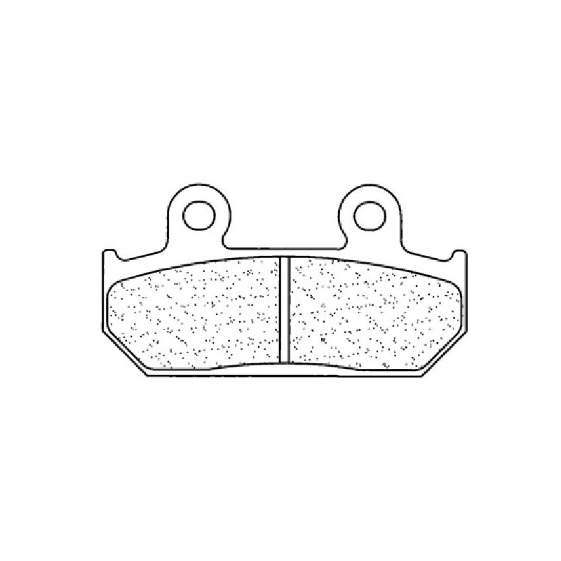 Set pastiglie freno anteriori CL-Brakes serie XBK5 per HONDA VFR 400 R 1988-1993