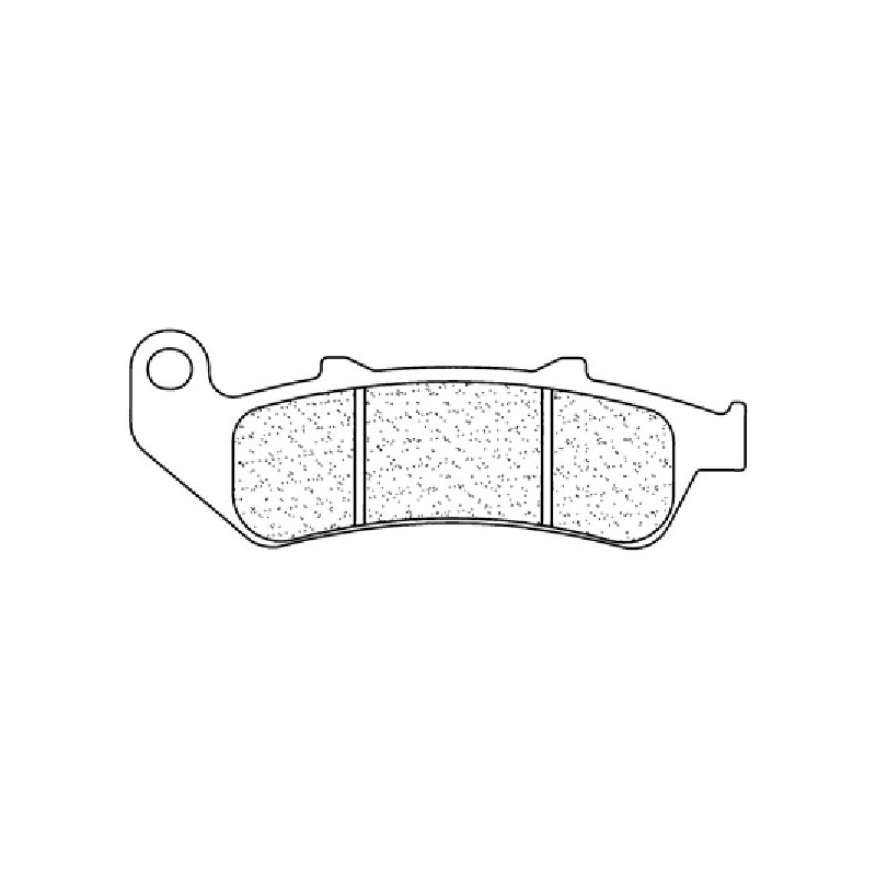 Set pastiglie freno anteriori CL-Brakes serie A3+ per HONDA CBR 1000 F 1993-1998