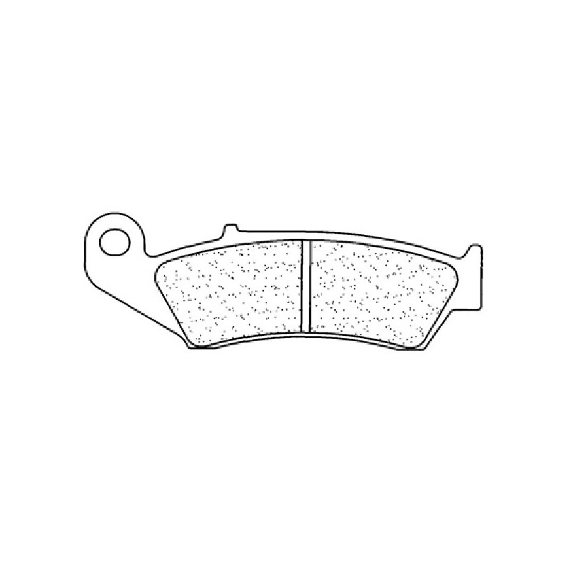 Set pastiglie freno anteriori CL-Brakes serie A3+ per YAMAHA WR 400 F 1998