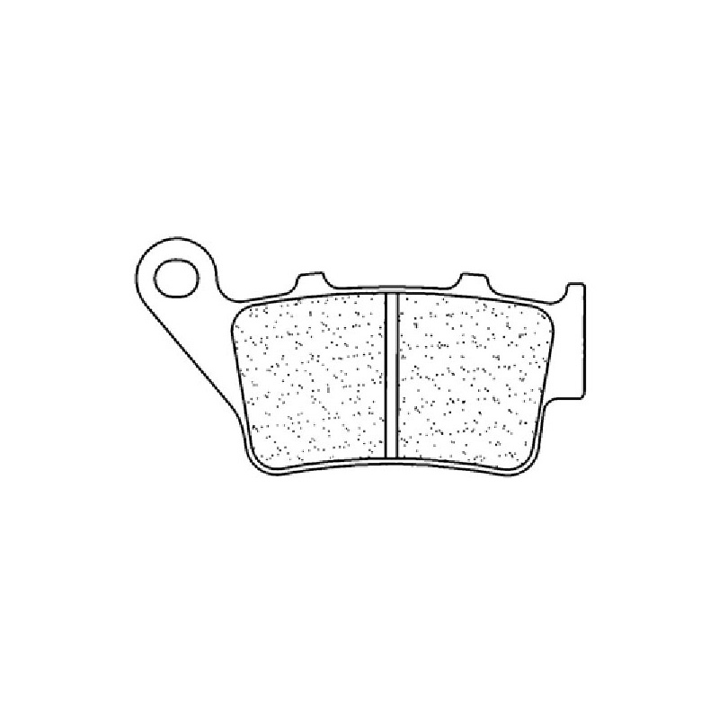 Set pastiglie freno posteriori CL-Brakes serie RX3 per ROYAL ENFIELD HIMALAYAN 450 2024-2026
