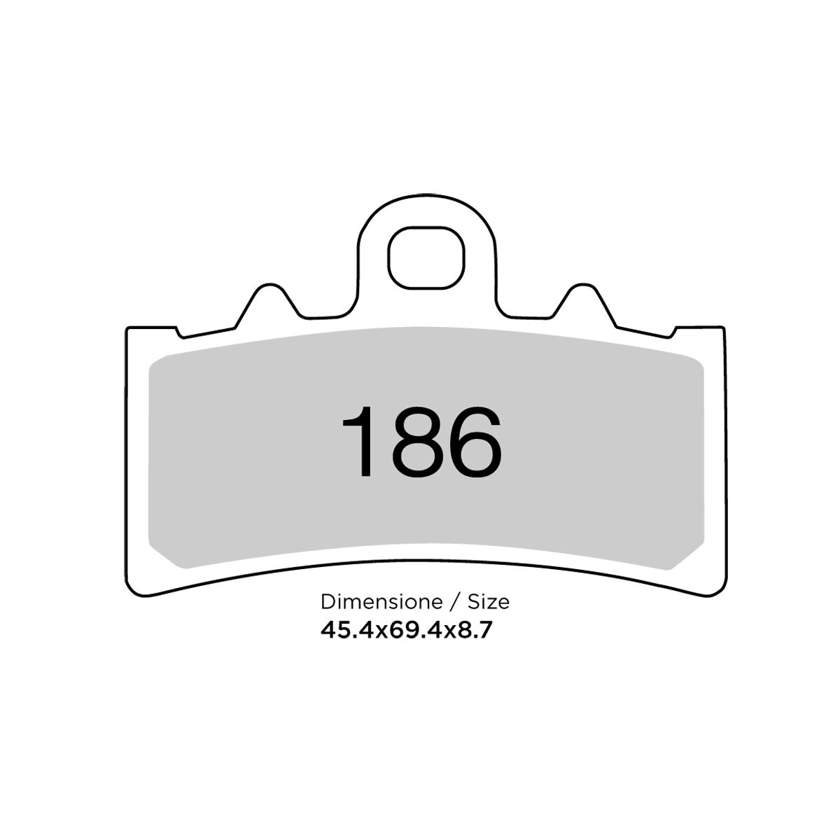 Pastiglie freno anteriori Trofeo Organiche per APRILIA RS 457 2024-2026