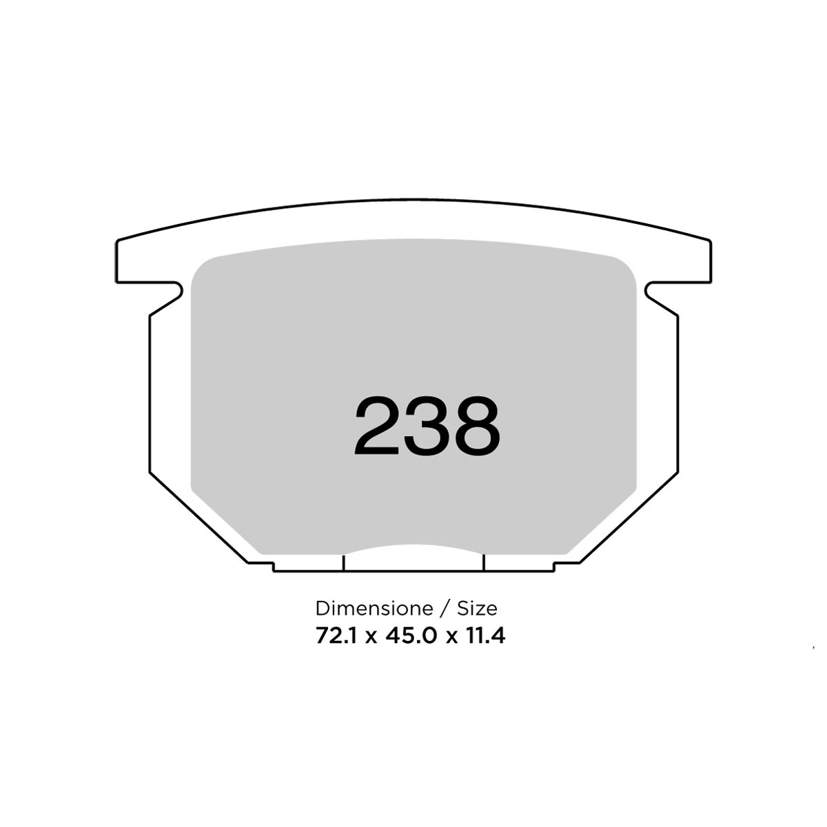 Pastiglie freno anteriori Nissin serie NS per SUZUKI GS 1100 1980-1983