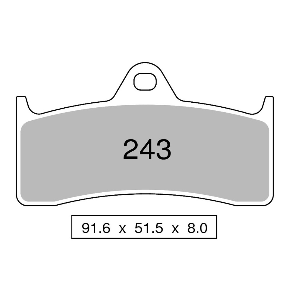 Pastiglie freno anteriori Nissin serie ST per HONDA CB 1300 1998-2002