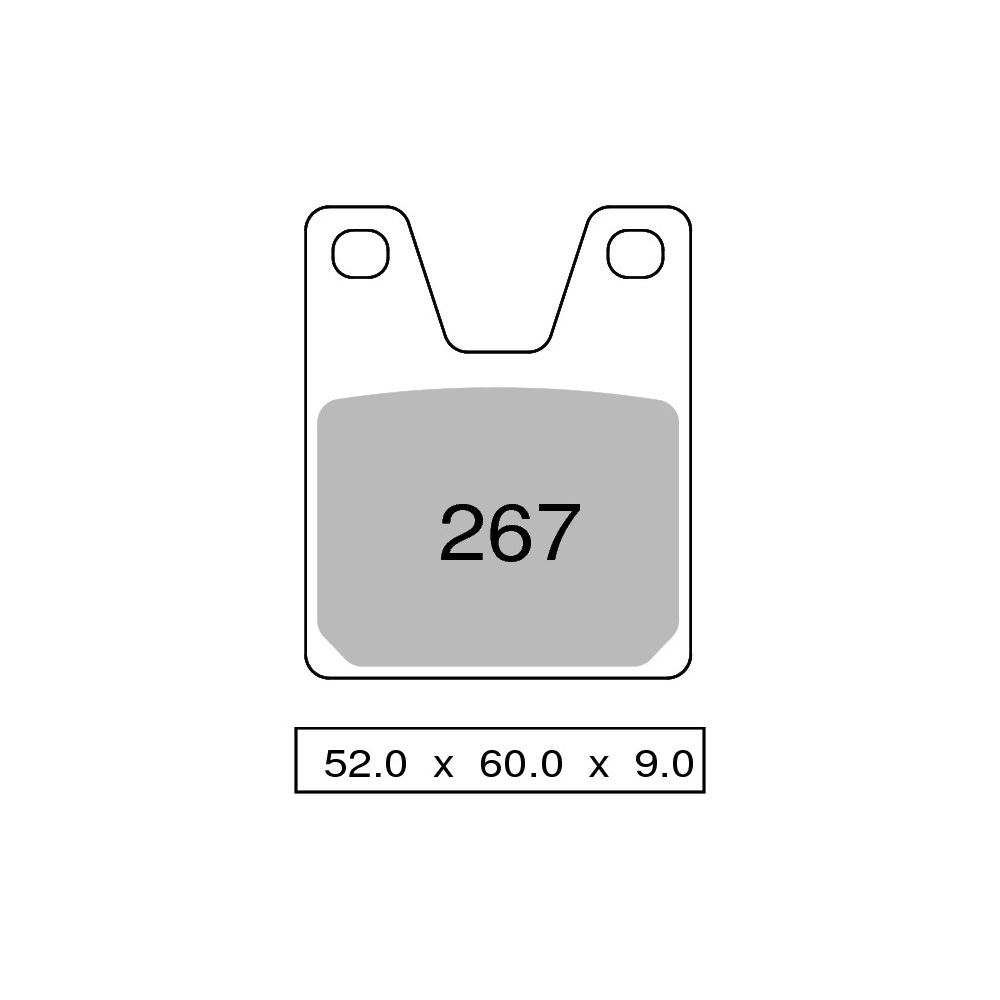 Pastiglie freno posteriori Nissin serie RS per YAMAHA YZF 1000 R1 1998-2001
