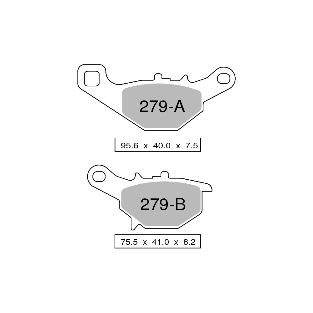 Pastiglie freno anteriori Trofeo Sinterizzate per SUZUKI EPICURO UC 125 1999-2003