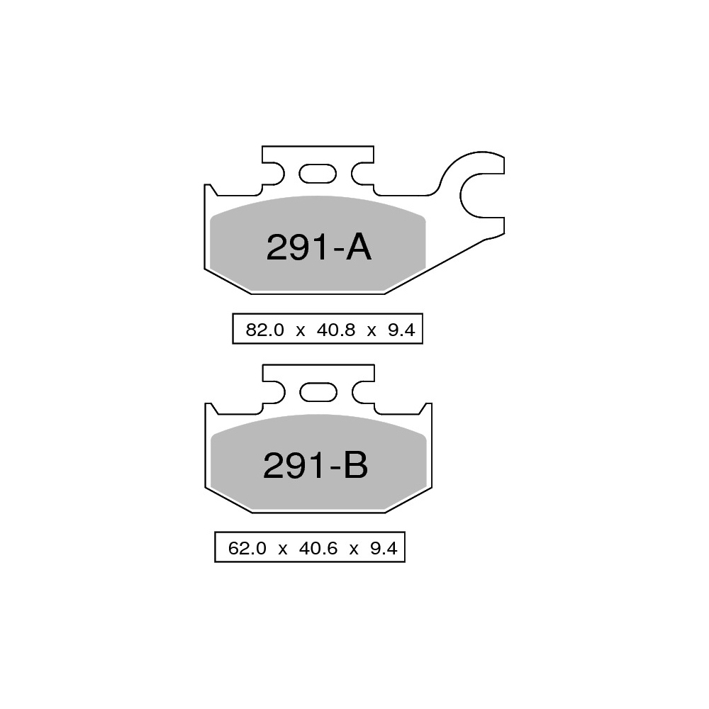 Pastiglie freno posteriori Nissin serie ST per SUZUKI SIXTEEN UX 125 2007-2014