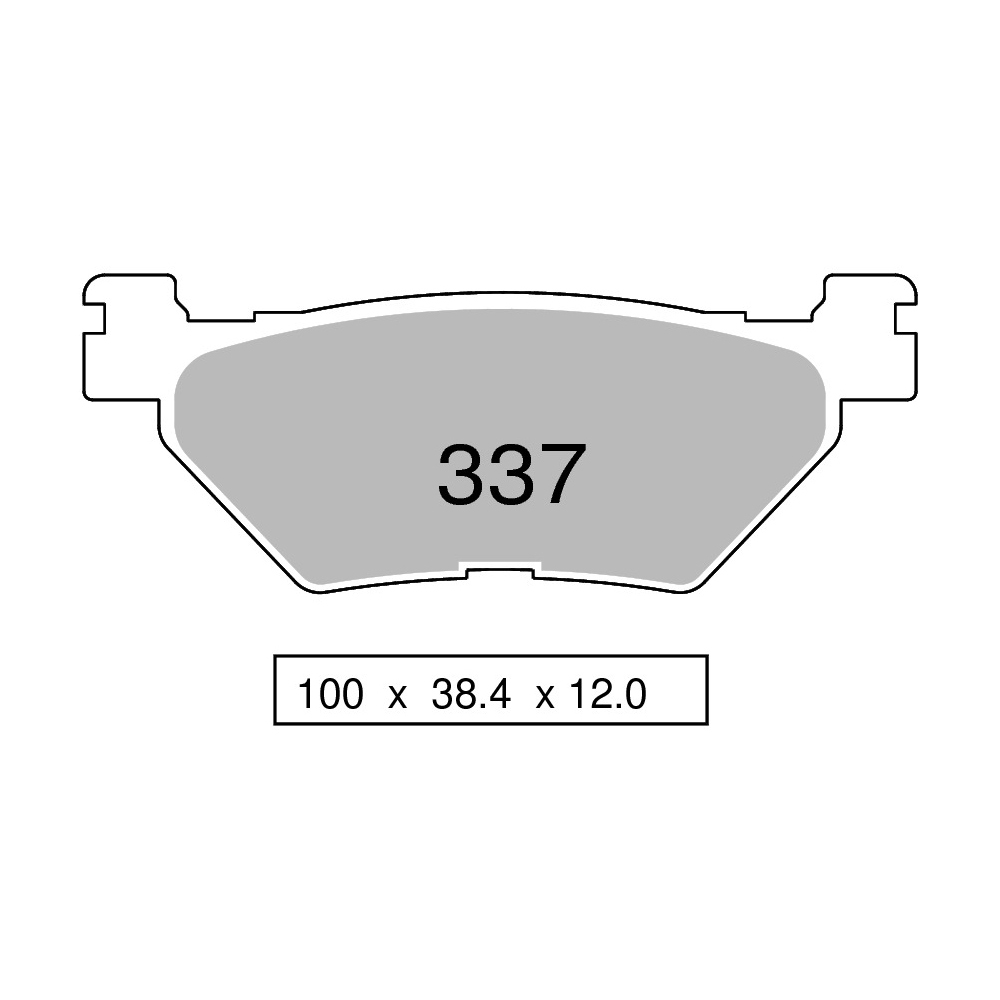 Pastiglie freno posteriori Trofeo Sinterizzate per YAMAHA T-MAX 500 2001-2003